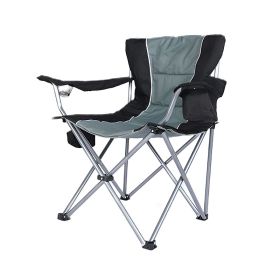 Portable Lumbar Back Camping Chairs for Outdoors (Color: As pic show)